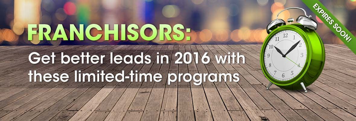 Franchisors get better leads in 2016 with these two programs.