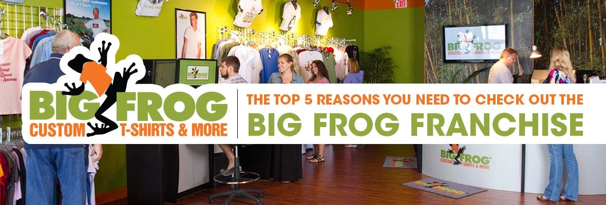 Top 5 Reasons You Should Consider Big Frog Franchise
