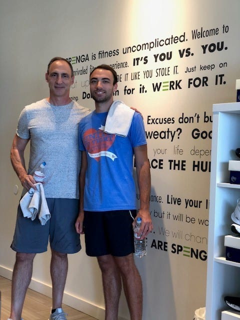 fitness franchise father and son