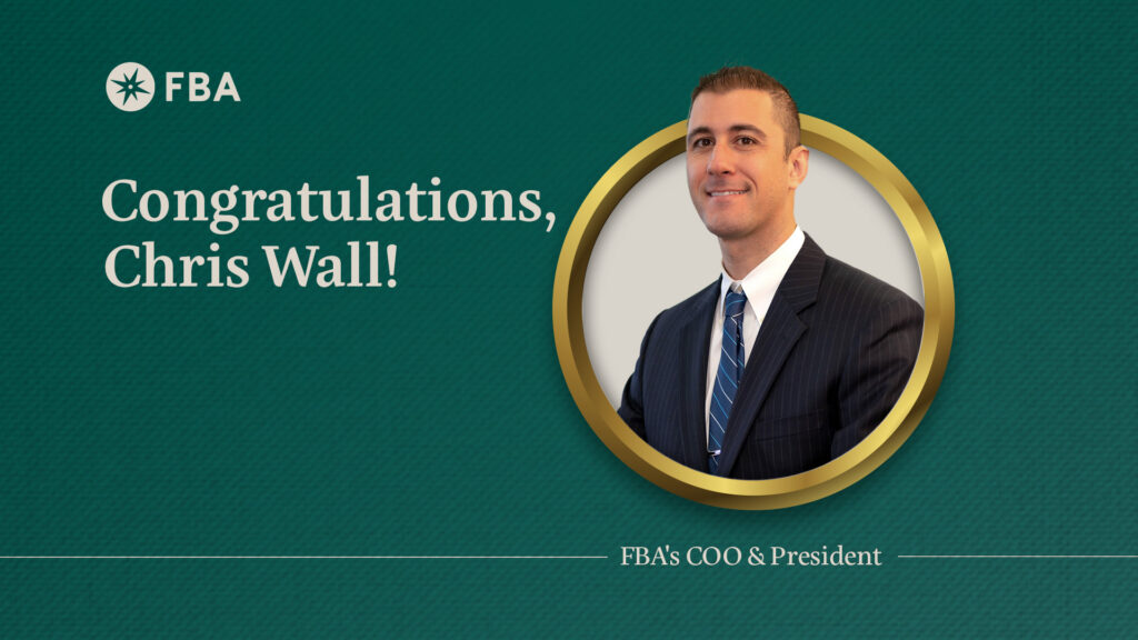 FBA's New Official COO & President.