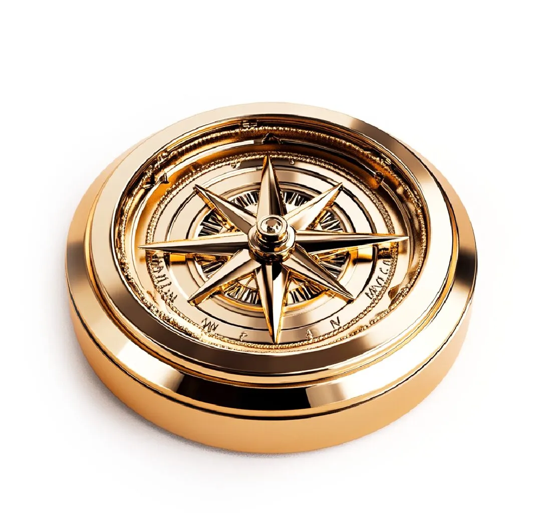 gold compass